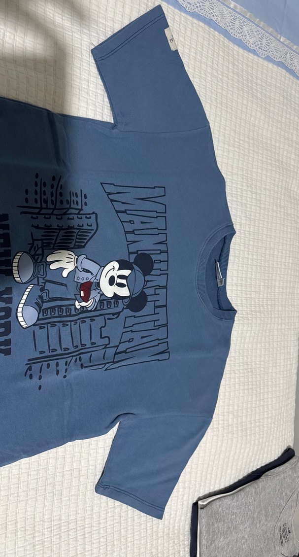 Defacto lisanslı Erkek Çocuk Mavi Baskılı Denim Tişört 11/12 yaş - Görsel 2