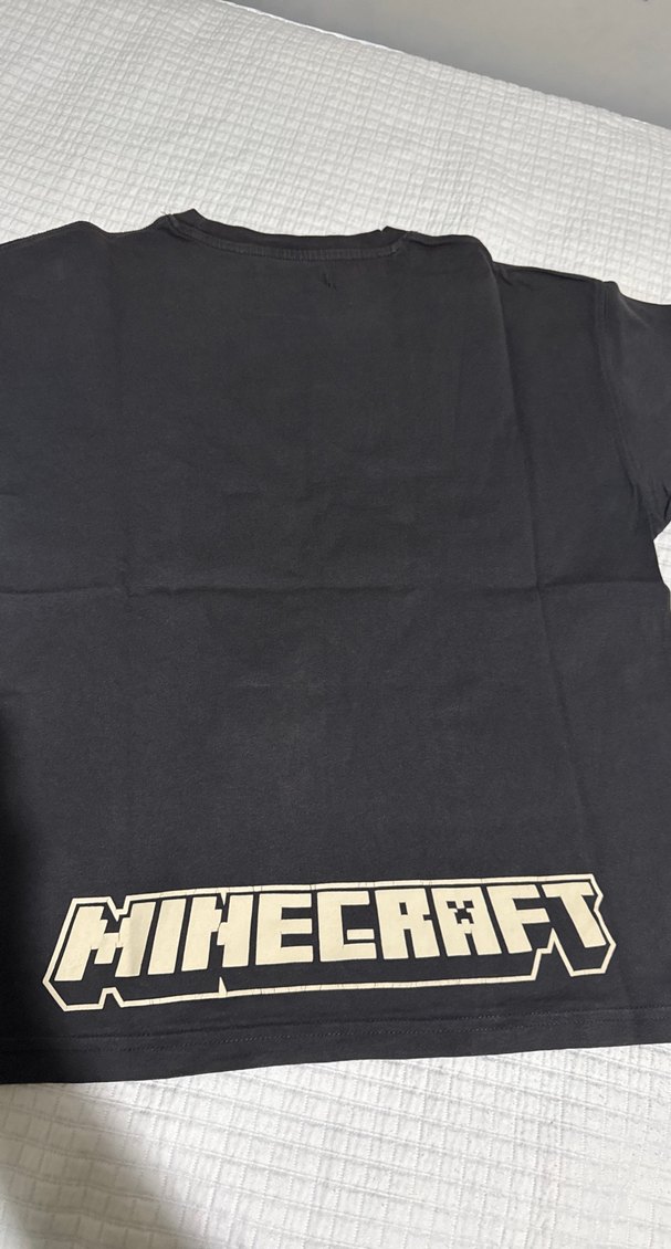 Zara Minecraft Baskılı Siyah Erkek T-shirt 9-10 yaş - Görsel 5