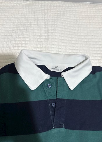 HM Erkek Çocuk Uzun Kollu Polo Yaka Triko Tişört - Görsel 3