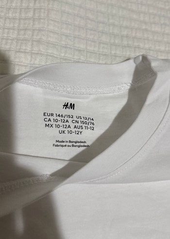 Hm Beyaz Uzun Kollu Çocuk penye - Görsel 2