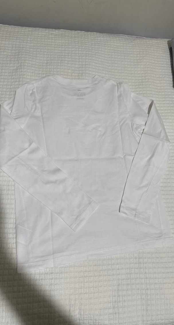 Hm Beyaz Uzun Kollu Çocuk penye - Görsel 3