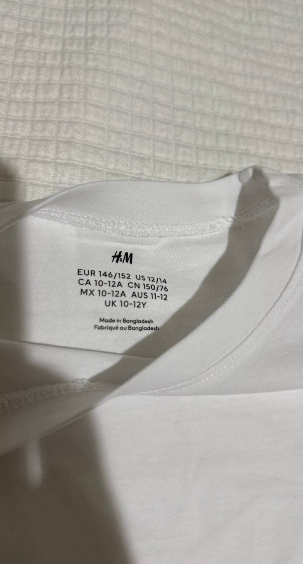 Hm Beyaz Uzun Kollu Çocuk penye - Görsel 2