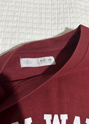 Zara bordo Baskılı Erkek Tişört 9/10 yaş - Görsel 3