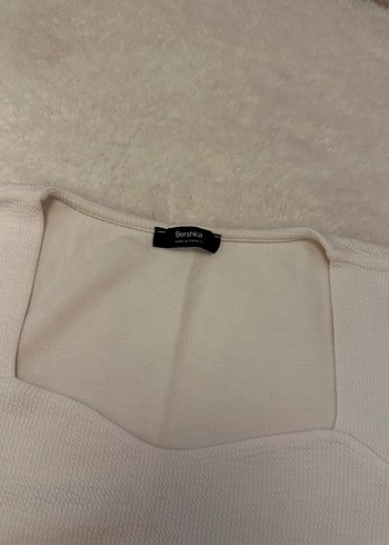 Uzun Kollu Beyaz Kadın Bluz - Görsel 3