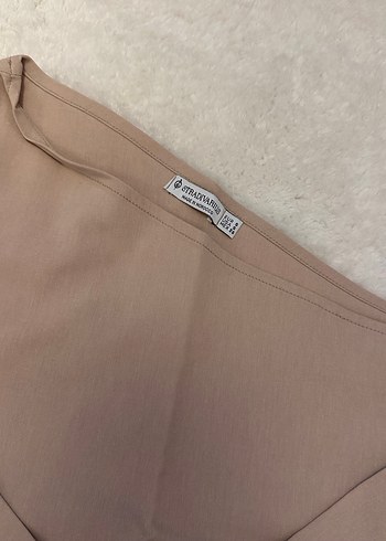 Bej Kayık Yaka Bluz - Görsel 3