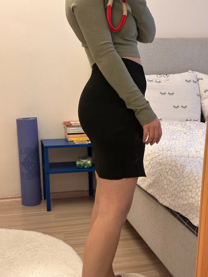 Siyah Mini Kalem Etek - Görsel 2