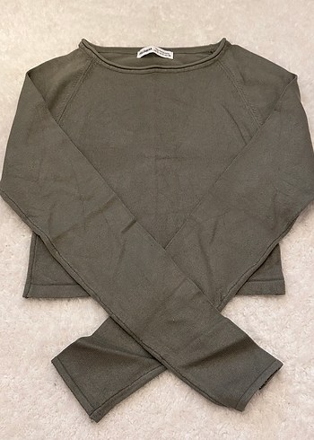 Yelil Keten Kadın Uzun Kollu Kazak - Görsel 3