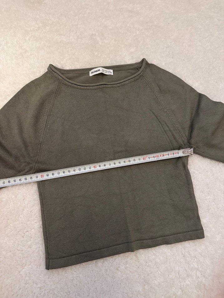 Yelil Keten Kadın Uzun Kollu Kazak - Görsel 5