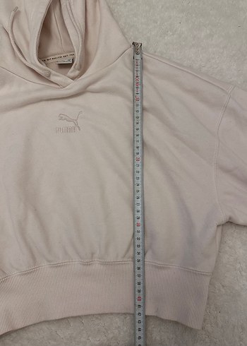 Bej Kadın Kapüşonlu Sweatshirt - Görsel 3