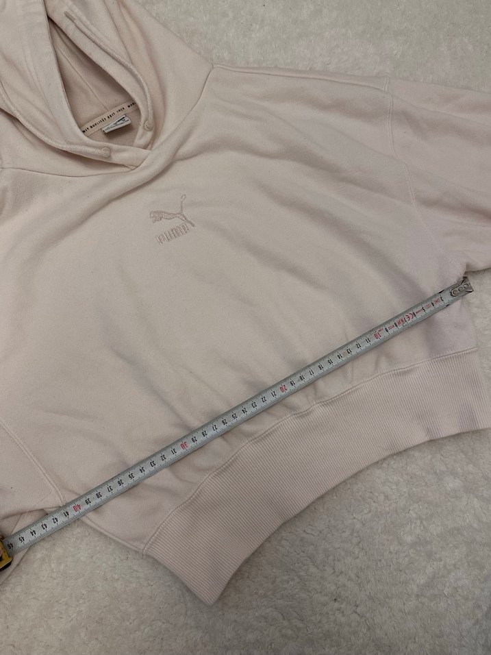 Bej Kadın Kapüşonlu Sweatshirt - Görsel 5