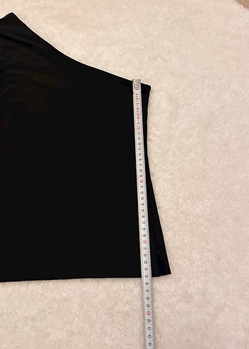 Siyah Tek Kollu Bluz - Görsel 3