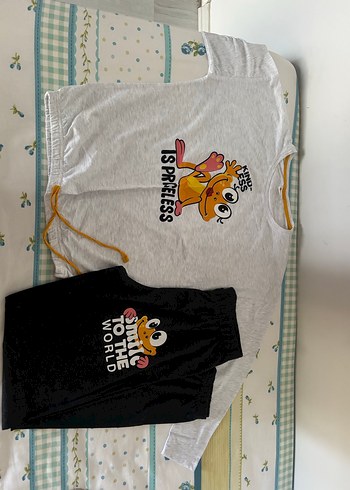 Uzun kollu pijama takımı
