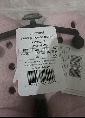 Crocs Orjinal marka pembe crocs terlik 