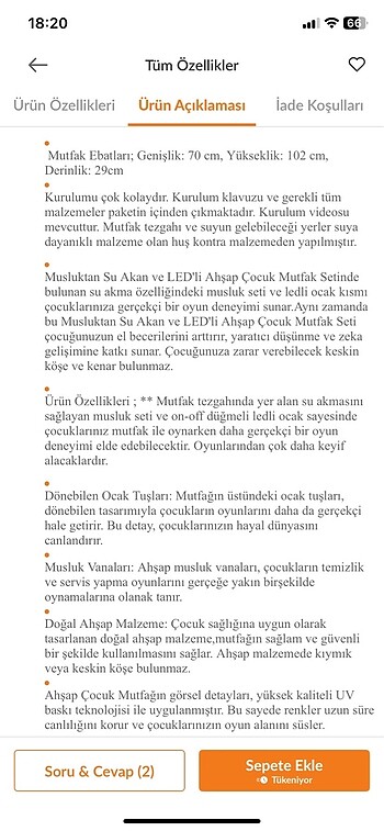  Beden Toysilla mutfak
