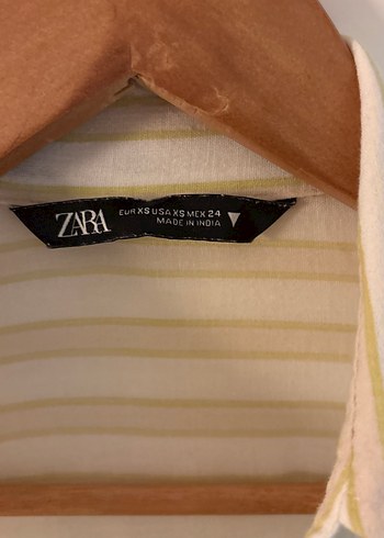 Bej Pilili Keten Kadın Gömlek - Görsel 2