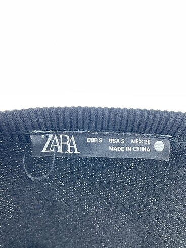 s Beden siyah Renk Zara Sweatshirt %70 İndirimli.