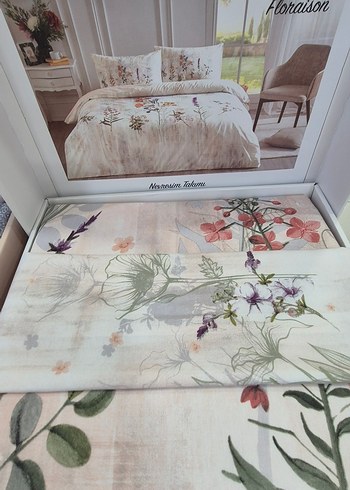 Özdilek Pastel Renkli Çiçek Desenli Nevresim Takımı