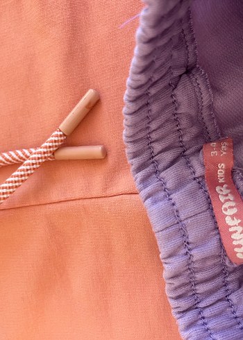 Kızlar için Renkli Bağcıklı Rahat Şortlar - Görsel 5