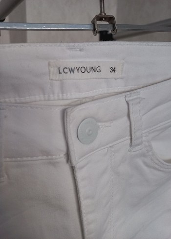 LC Waikiki Beyaz Regular Fit Kot Pantolon
