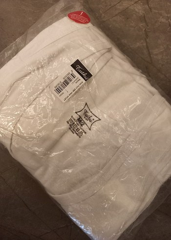 tutku Erkek Beyaz Regular Fit Atlet 5li