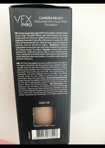 Farmasi Vex Pro putra rengi fondöten sıfır orninal urun - Görsel 5