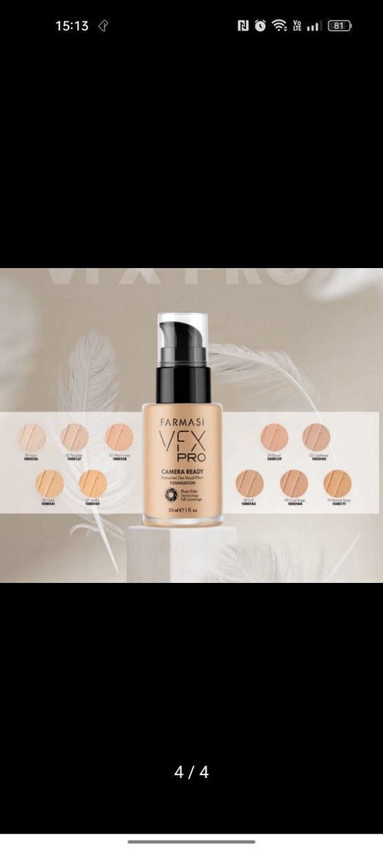 Farmasi Vex Pro putra rengi fondöten sıfır orninal urun - Görsel 3