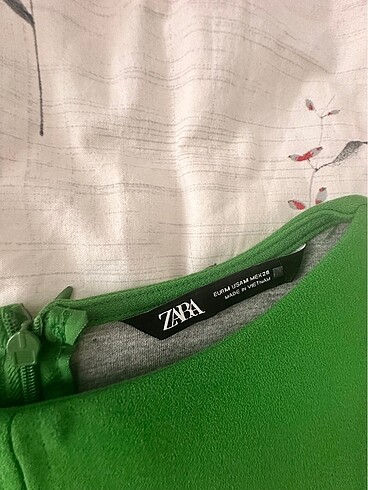 Zara Zara yeşil elbise