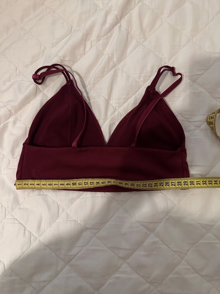 Bordo büstiyer - Görsel 3