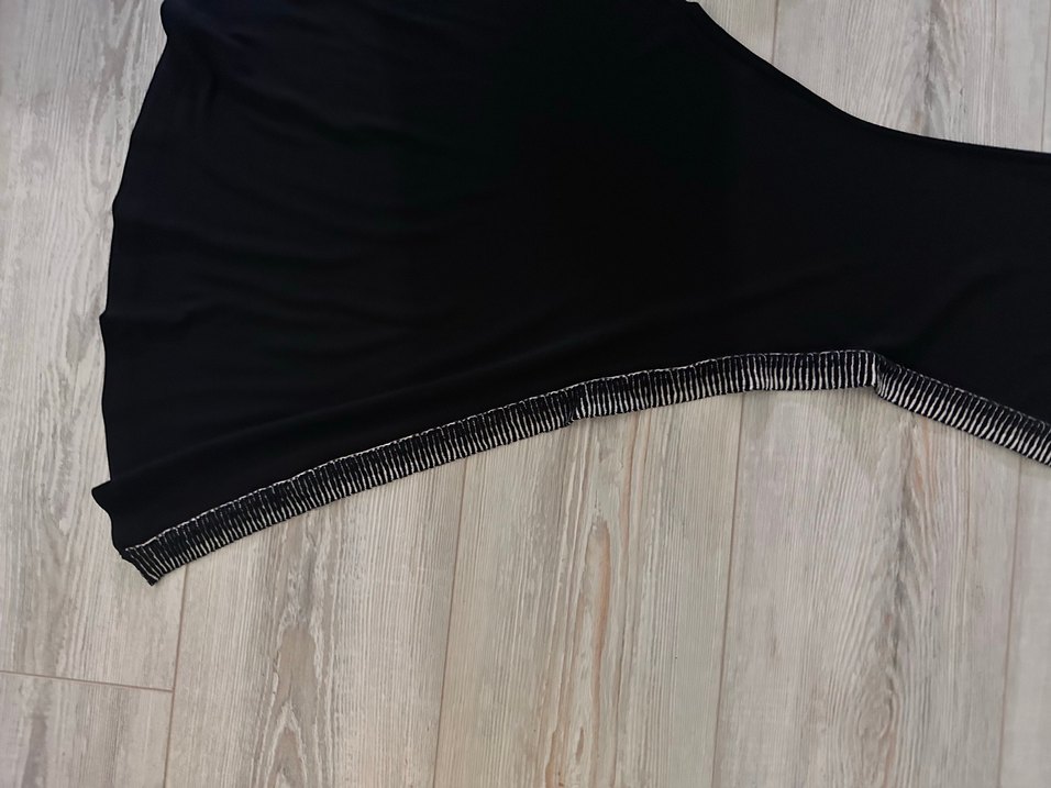 Siyah Kadın Midi Kumaş Pantolon - Görsel 3