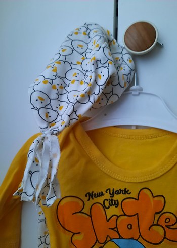 Sarı Baskılı Bebek Erkek Takımı - Görsel 2