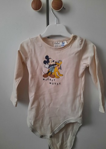 Uzun Kollu Mickey Mouse Bebek Takımı - Görsel 2