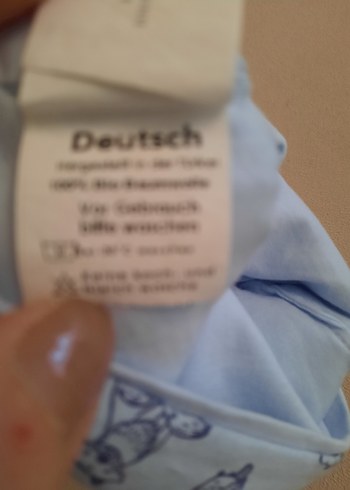 mavi Desenli Bebek Şapkası - Görsel 4