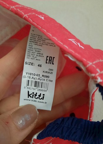 Düğmeli Kırmızı Baskılı Erkek Şapka - Görsel 5