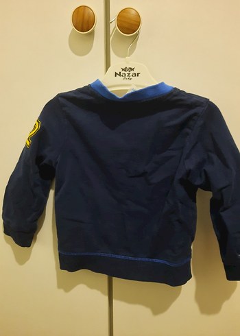 Düğmeli Lacivert Erkek Çocuk Hırka - Görsel 4