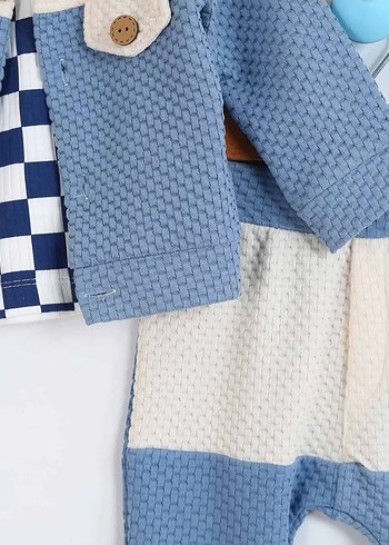 Mavi Bebek Takım Düğmeli takım - Görsel 2