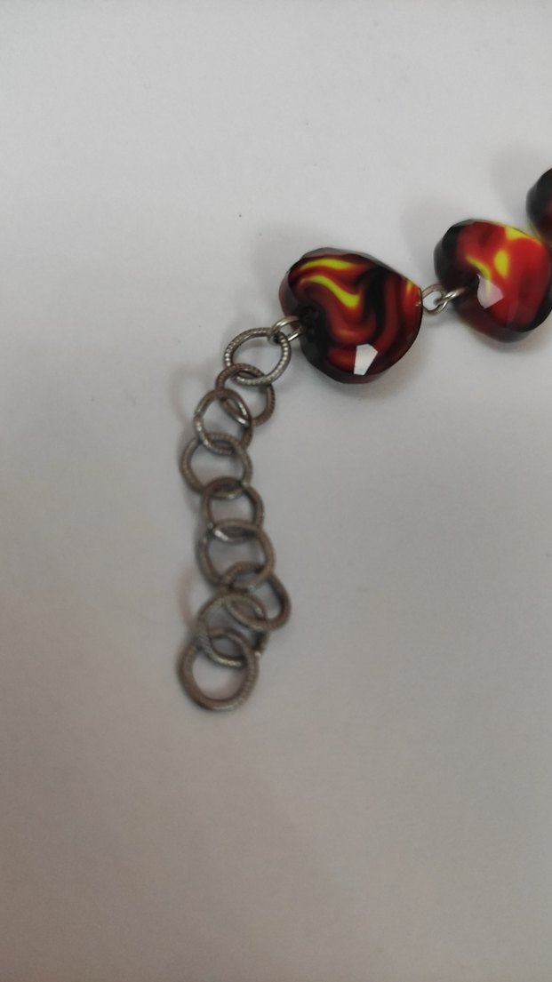 Renkli Bağlantılı Kalp Bileklik - Görsel 5