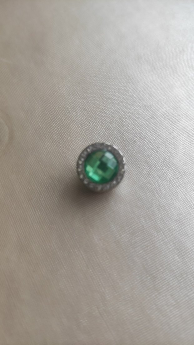 Yeşil Parlak  Desenli Kadın Charm - Görsel 3