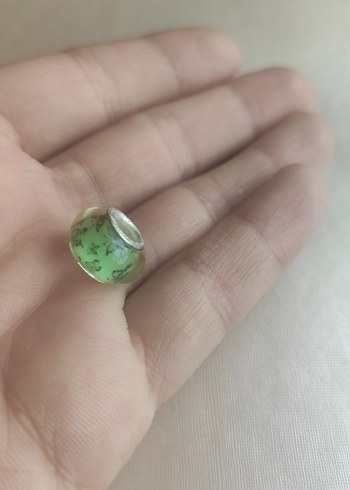 Yeşil kelebek Desenli Boncuk Charm - Görsel 4