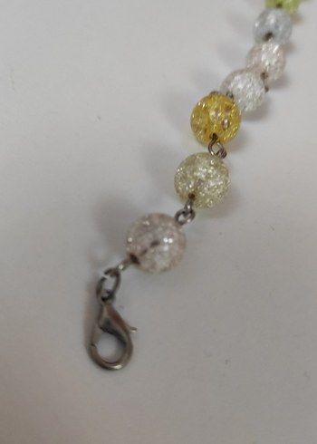 Boncuklu Çok Renkli  Desenli Kadın Bileklik - Görsel 6