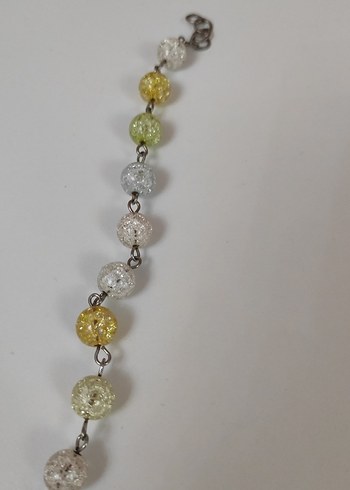 Boncuklu Çok Renkli  Desenli Kadın Bileklik - Görsel 4