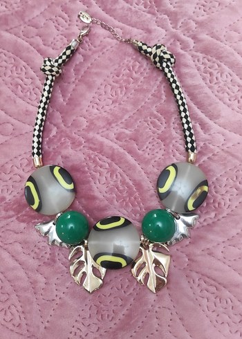 Renkli Boncuklu Bohem Mini Kolye - Görsel 6