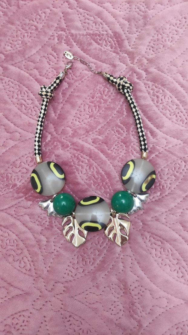 Renkli Boncuklu Bohem Mini Kolye - Görsel 3