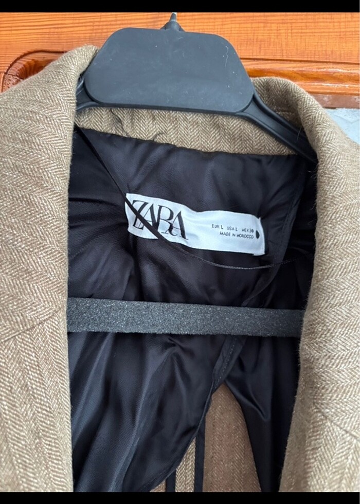 zara uzun ceket - Görsel 3