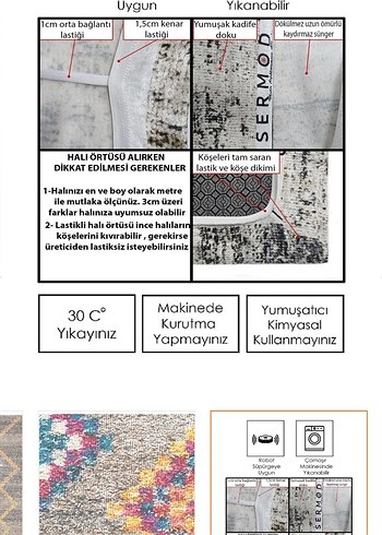 Kaymaz taban halı örtüsü - Görsel 5