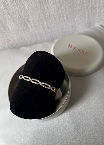 WESSE Altın Renk Zincir Detaylı Bileklik - Görsel 3