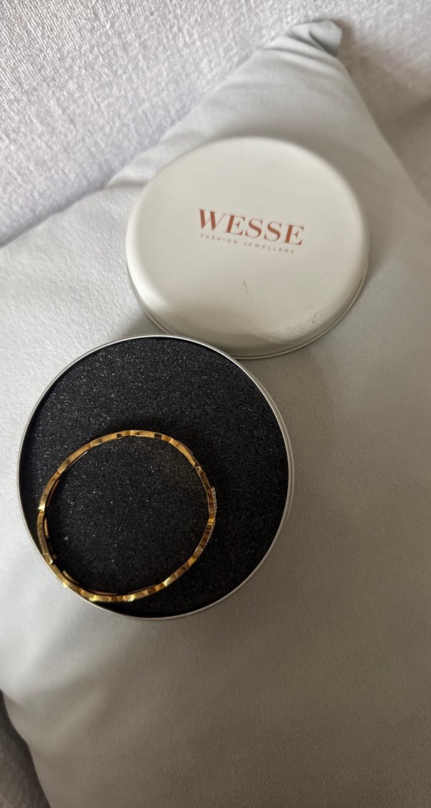 WESSE Altın Renk Zincir Detaylı Bileklik - Görsel 2