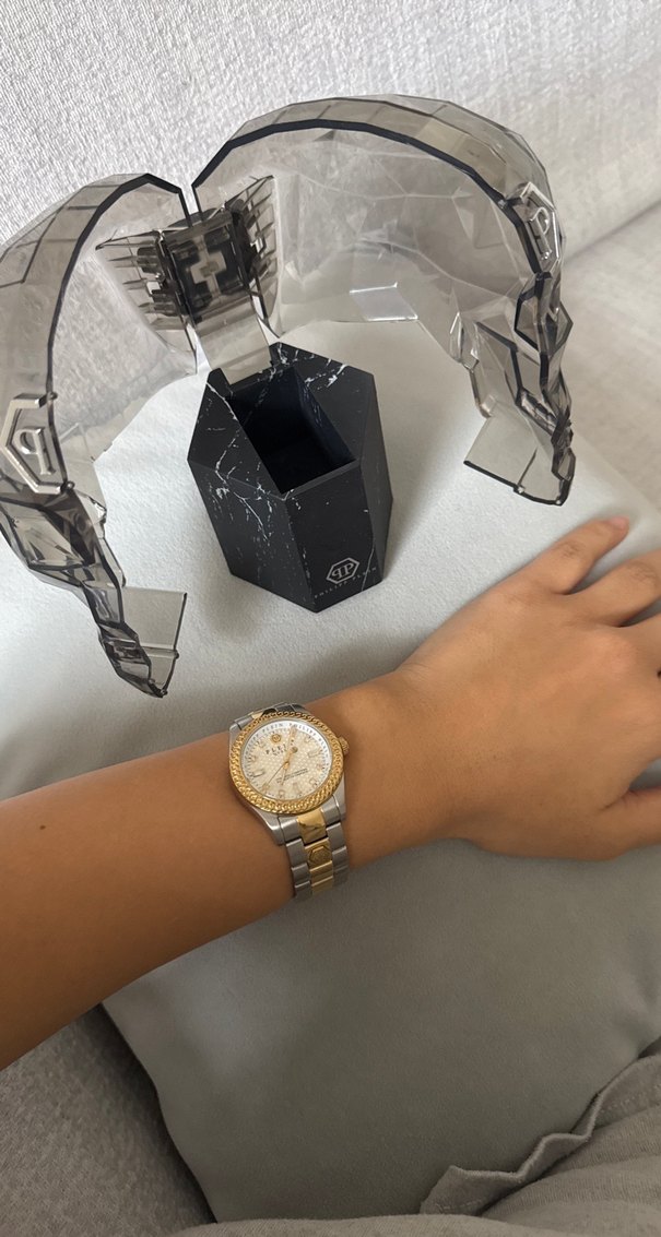 Unisex Altın Renk Philip Plein Saat - Görsel 3