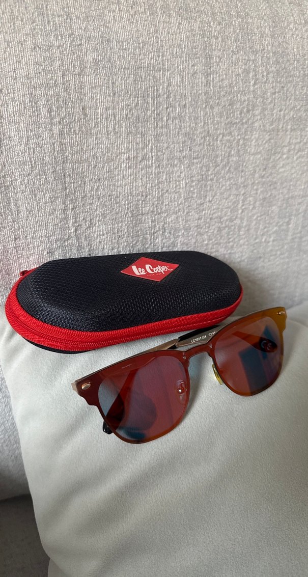 Parlak Kırmızı Güneş Gözlüğü - Lee Cooper - Görsel 2