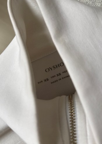 Kadın Beyaz Fermuarlı Yüksek Yakalı Eşofman Oysho - Görsel 3