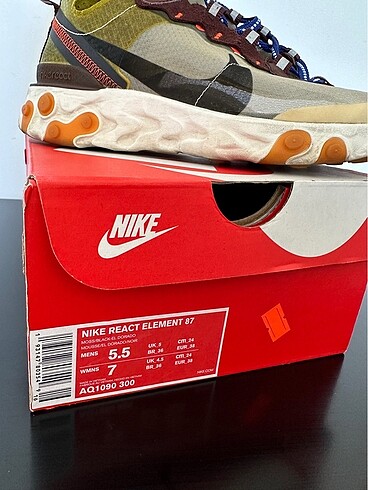 Nike React Element 87 Yeşil Kadın Spor Ayakkabı - Görsel 13